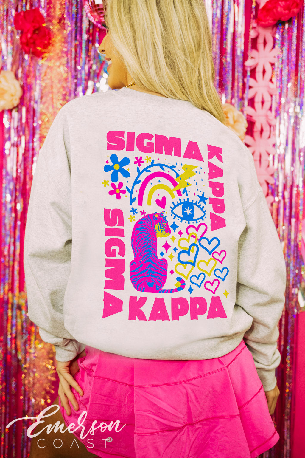 Sigma Kappa Graphic Art Pullover
