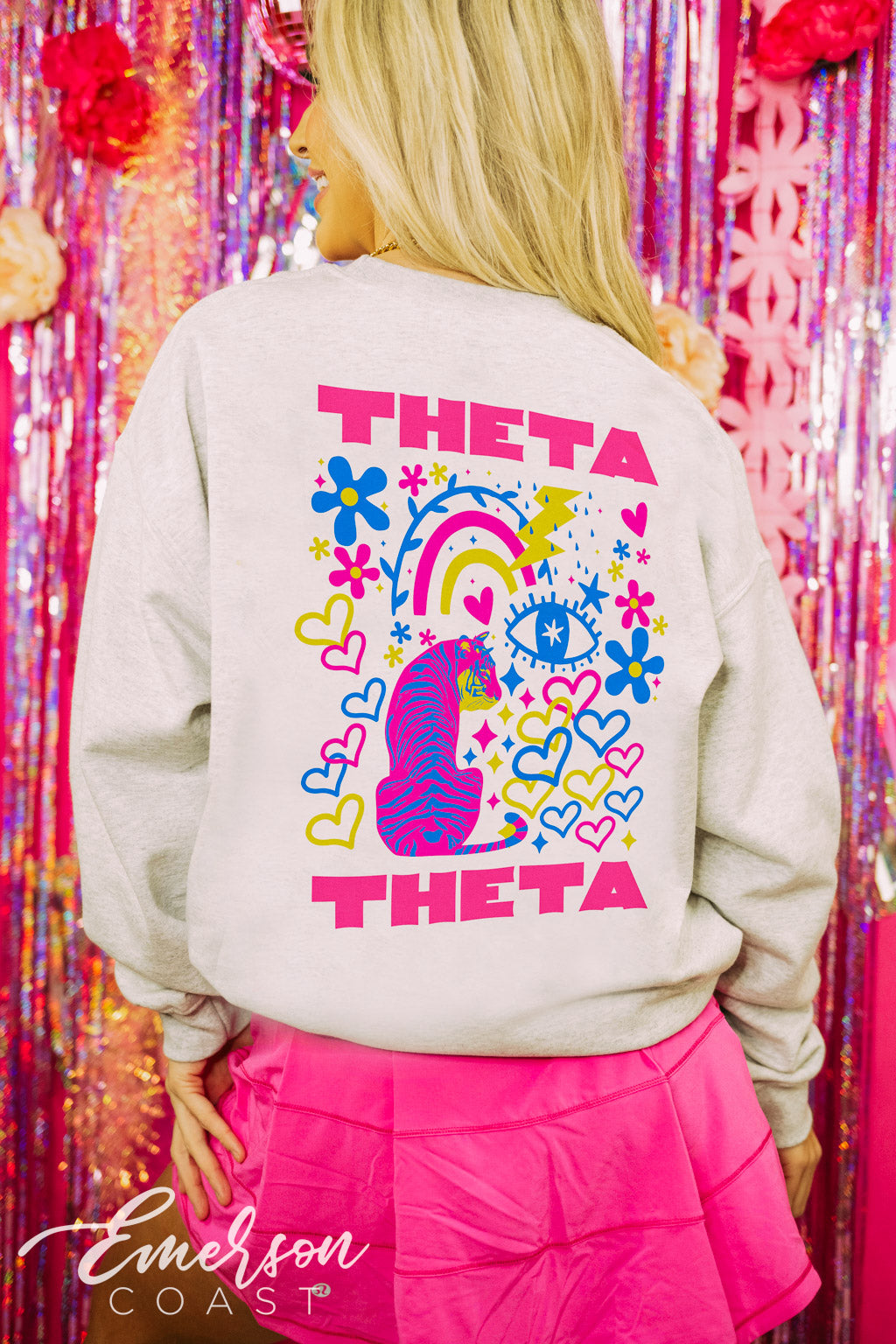 Kappa Alpha Theta Graphic Art Pullover