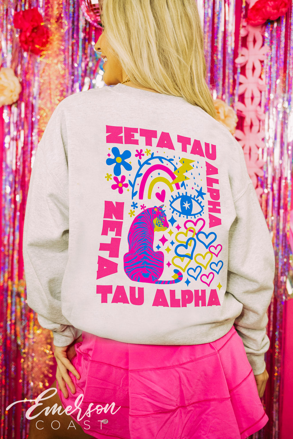 Zeta Tau Alpha Graphic Art Pullover