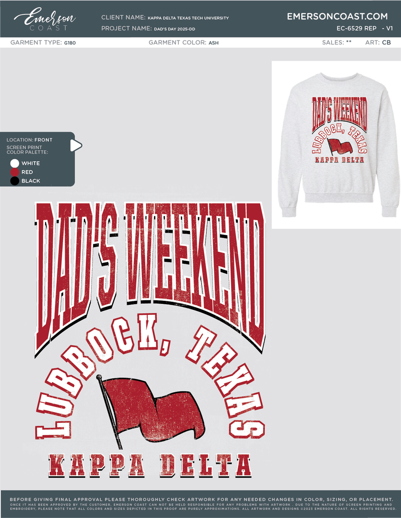 EC-6529 REP Kappa Delta Texas Tech University Dad's Day 2025-DD