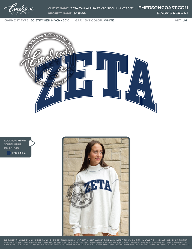 EC-6613 REP Zeta Tau Alpha Texas Tech University 2025-PR