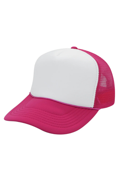 Hot Pink/White