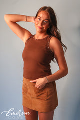 Emerson Coast Studded Ribbed Tank