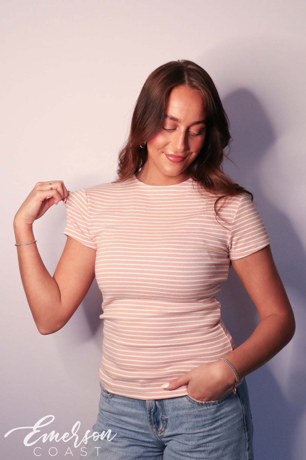 Emerson Coast Striped Baby Tee