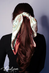 Sorority Bid Day Hair Scarf/Ascot