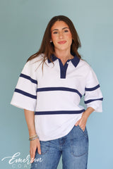 Emerson Coast Colorblock Rugby Tee