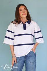 Emerson Coast Colorblock Rugby Tee