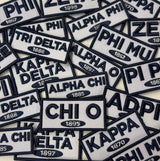 Pi Phi Red Puff Patch Breeze Set