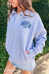 Alpha Chi Omega Parents Weekend Henley Sweatshirt