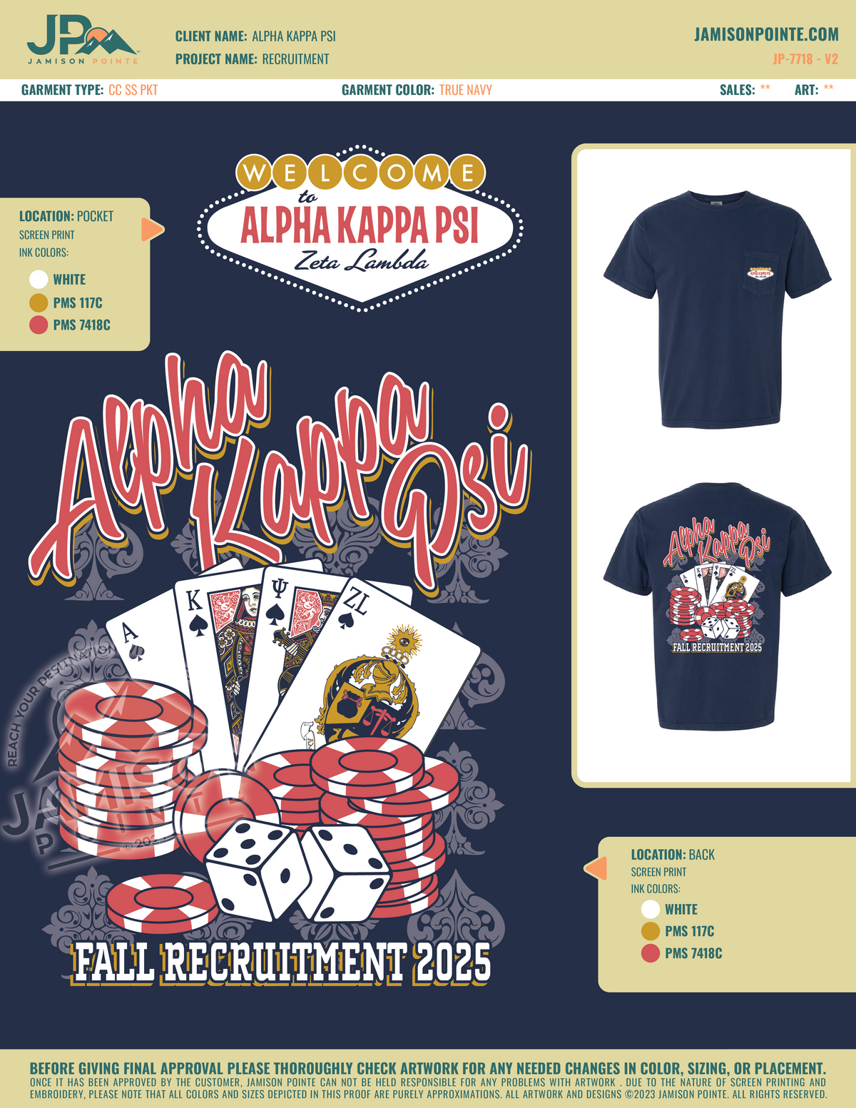 JP-7718 REP Alpha Kappa Psi University of Tennessee Recruitment 2025-REC