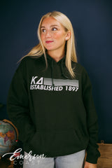 Kappa Delta Established Lines Hoodie