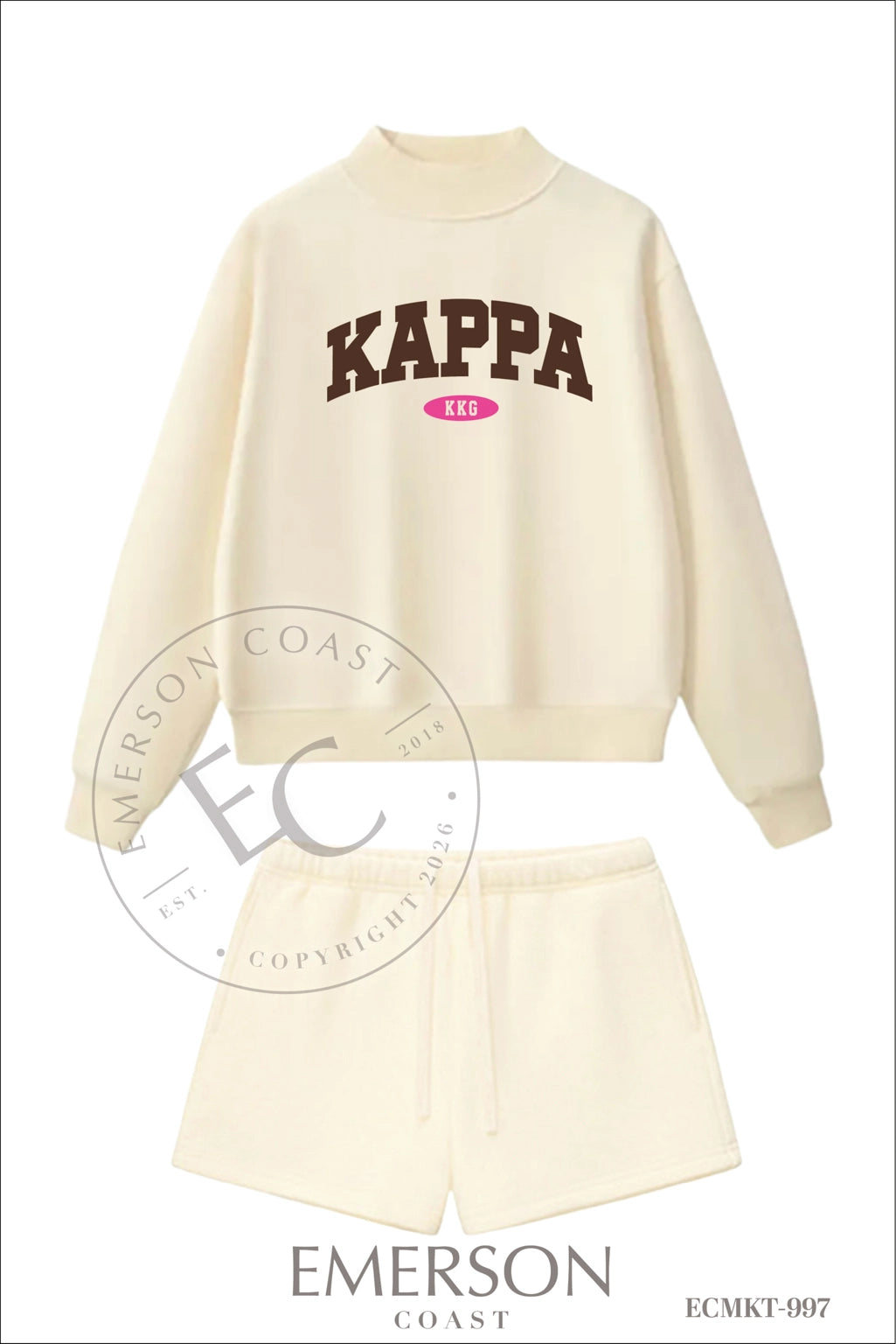 Kappa Kappa Gamma Western PR Cream Set