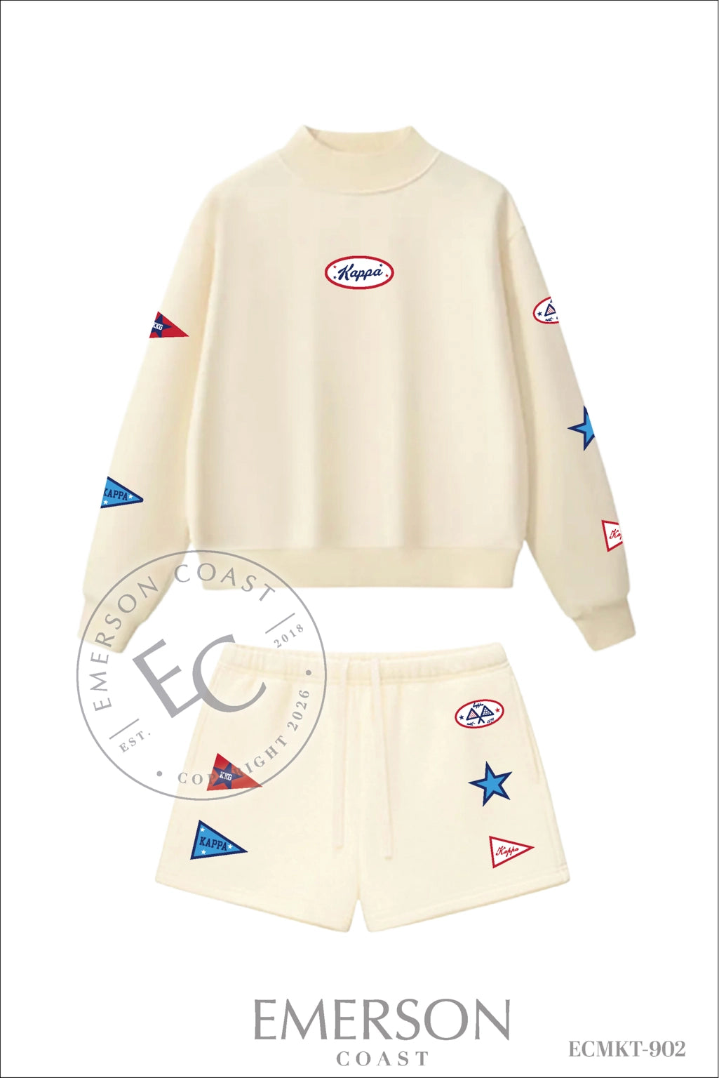 Kappa Kappa Gamma Patchwork Varsity Heritage Set