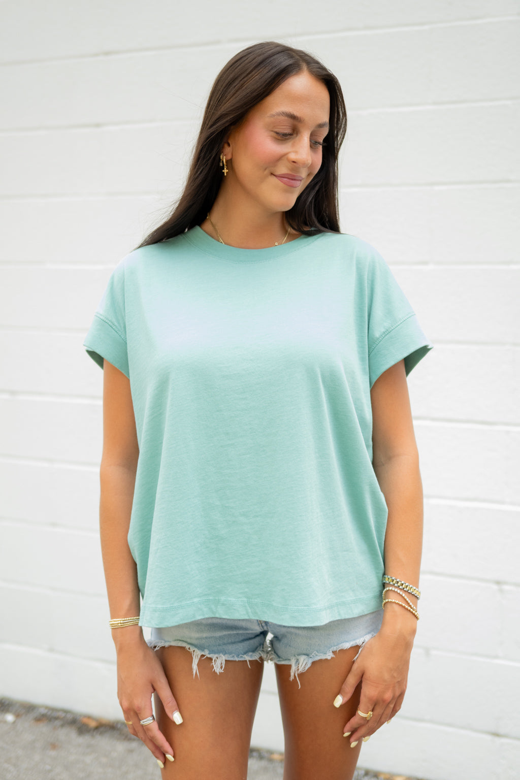 LAT Women's Relaxed Vintage Wash Tee