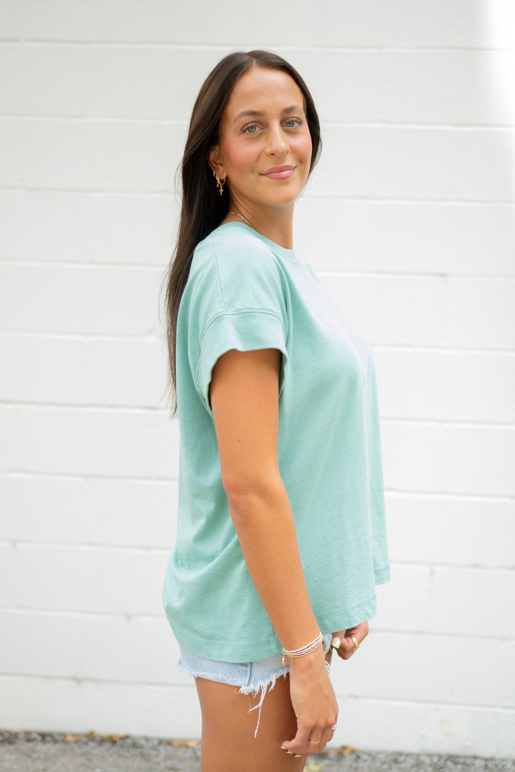 LAT Women's Relaxed Vintage Wash Tee