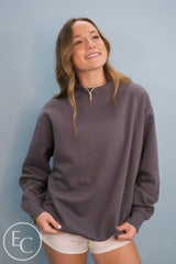 LAT Unisex Mockneck Fleece Sweatshirt