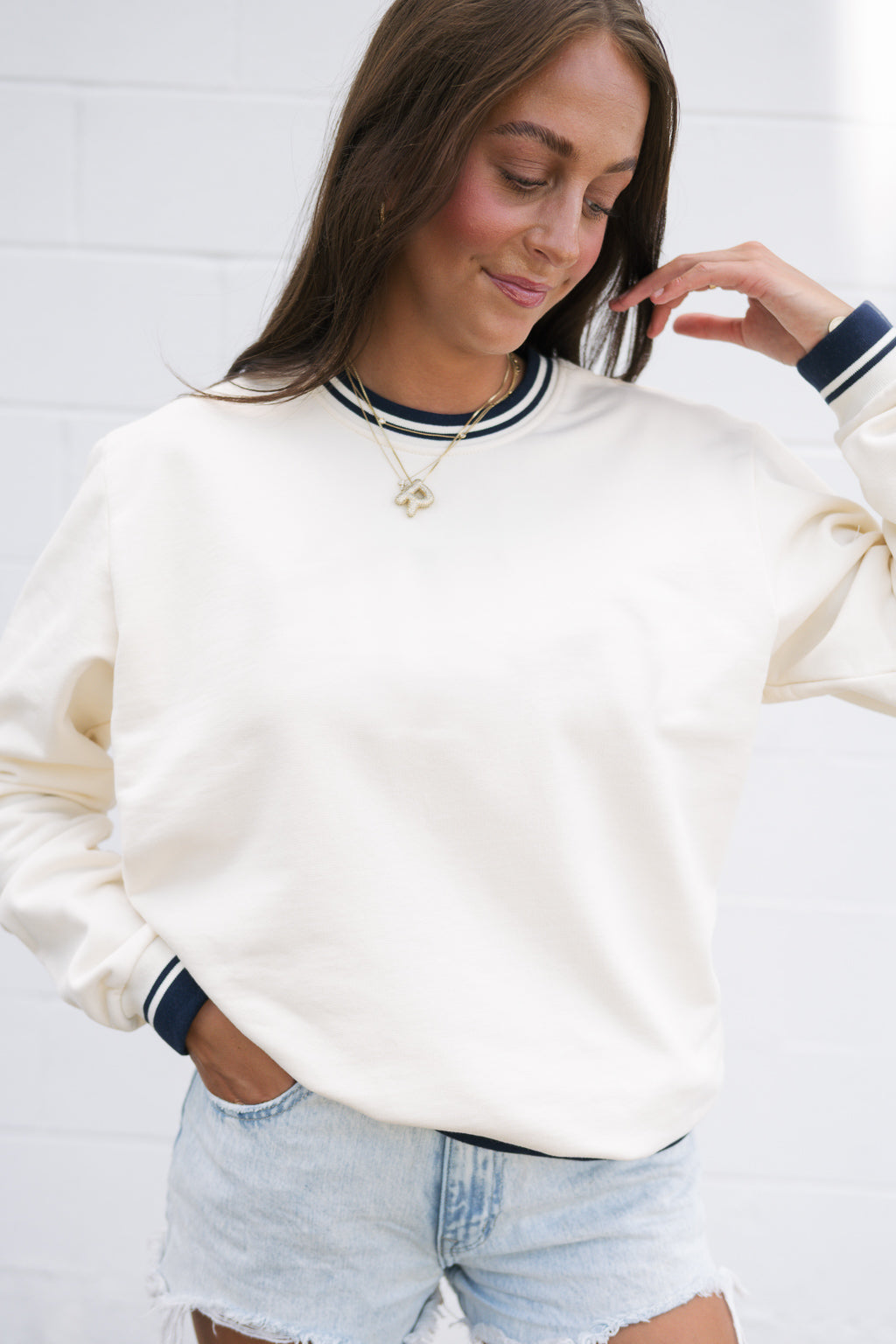 Emerson Coast Letterman Crewneck