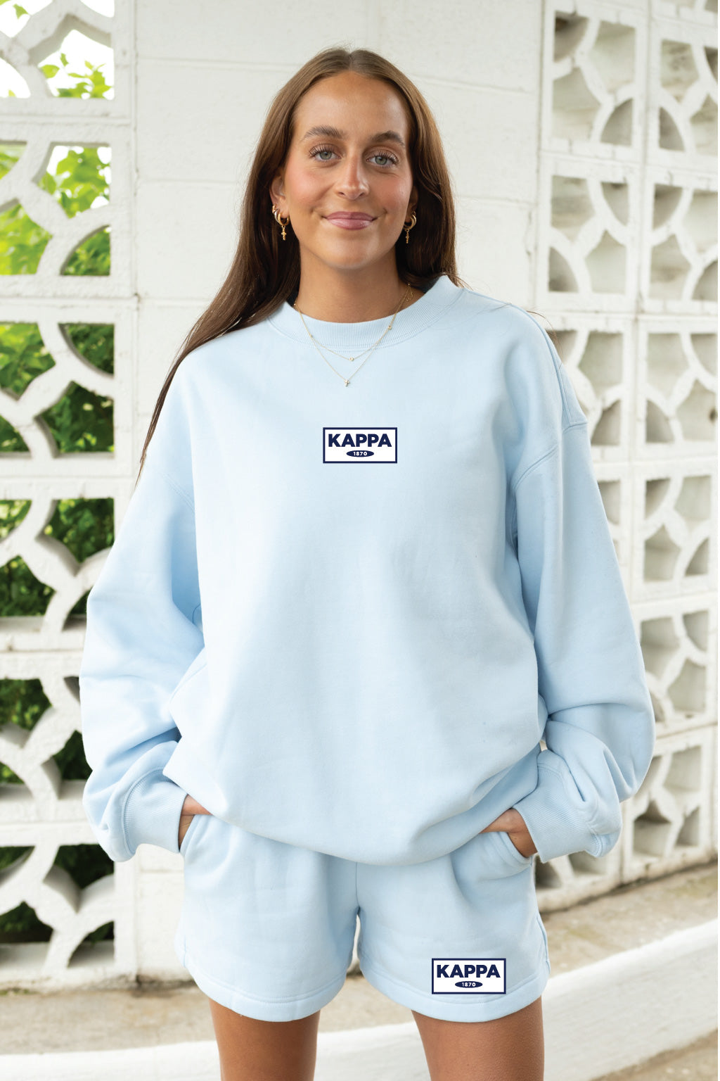 Kappa Light Blue Patch Set