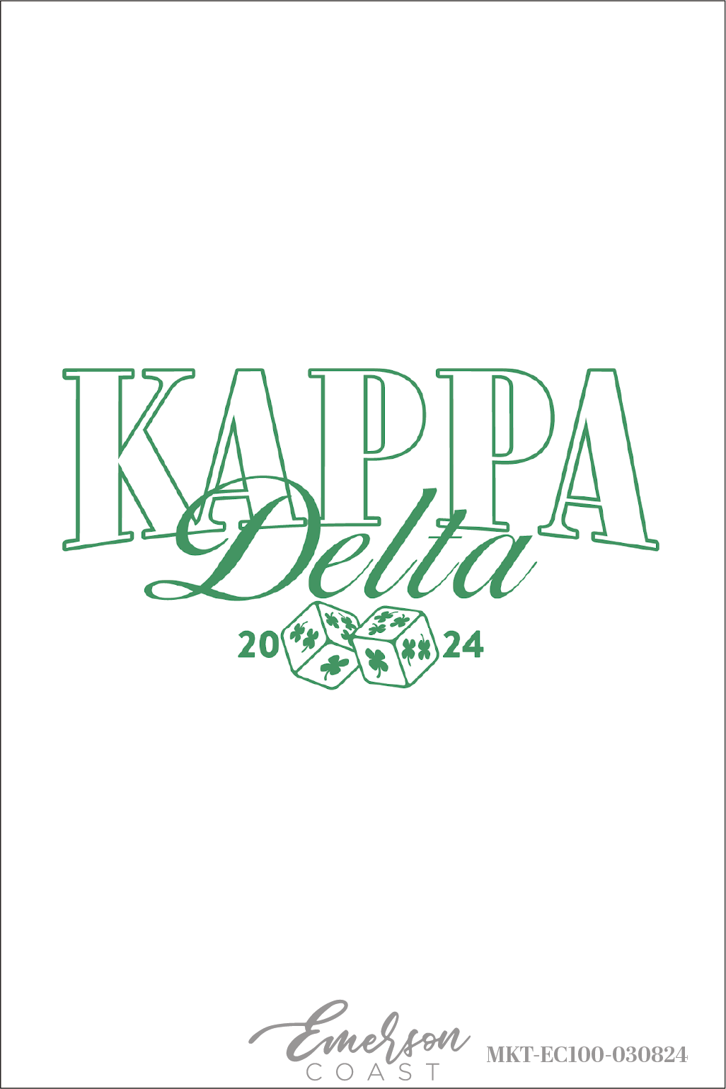 Kappa Delta Lucky Me Bid Day Tank