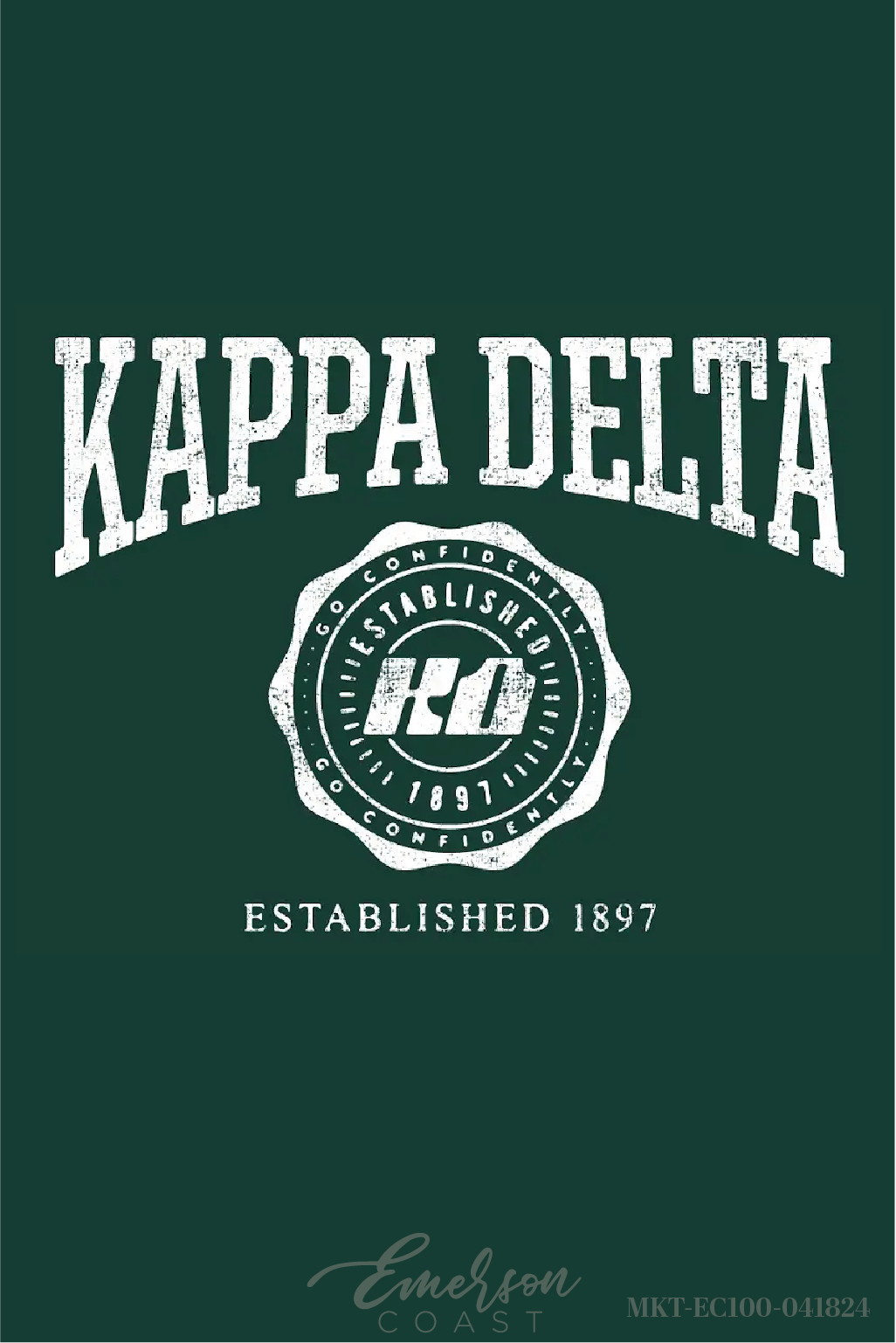 Kappa Delta Green Recruitment Chaney Tank