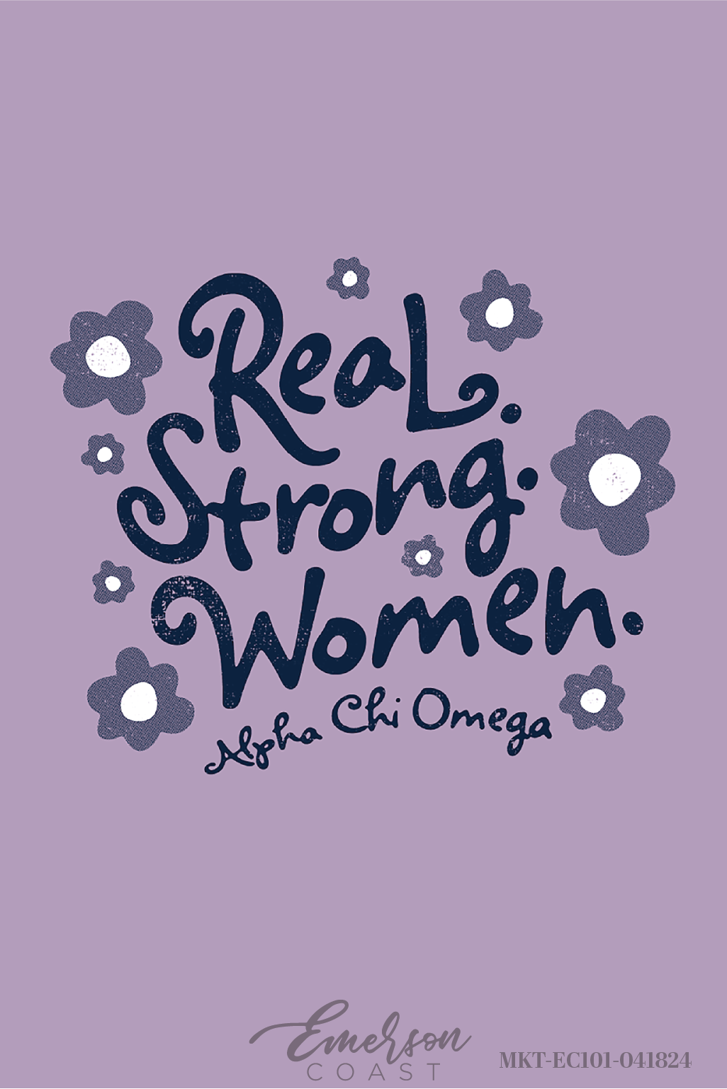 Alpha Chi Omega Real Strong Women Lavender Tank