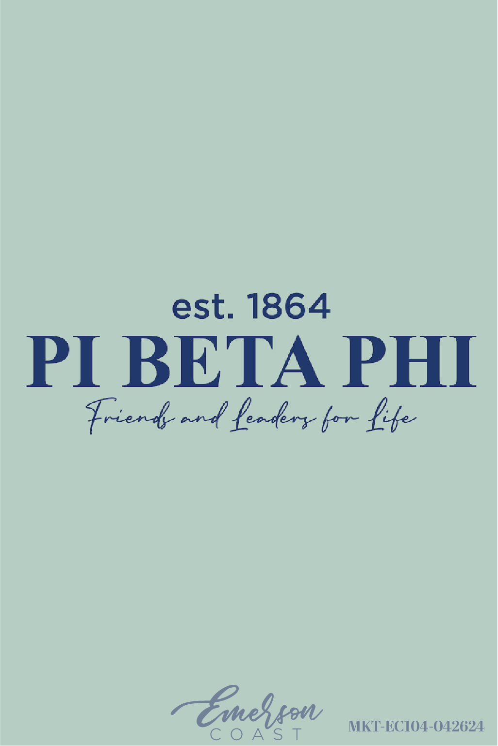 Pi Beta Phi Sage Recruitment Slouchy Tee