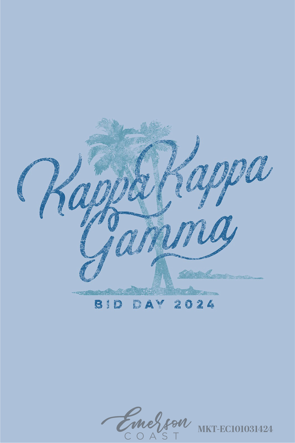 Kappa Kappa Gamma Beachy Bid Day T-Shirt