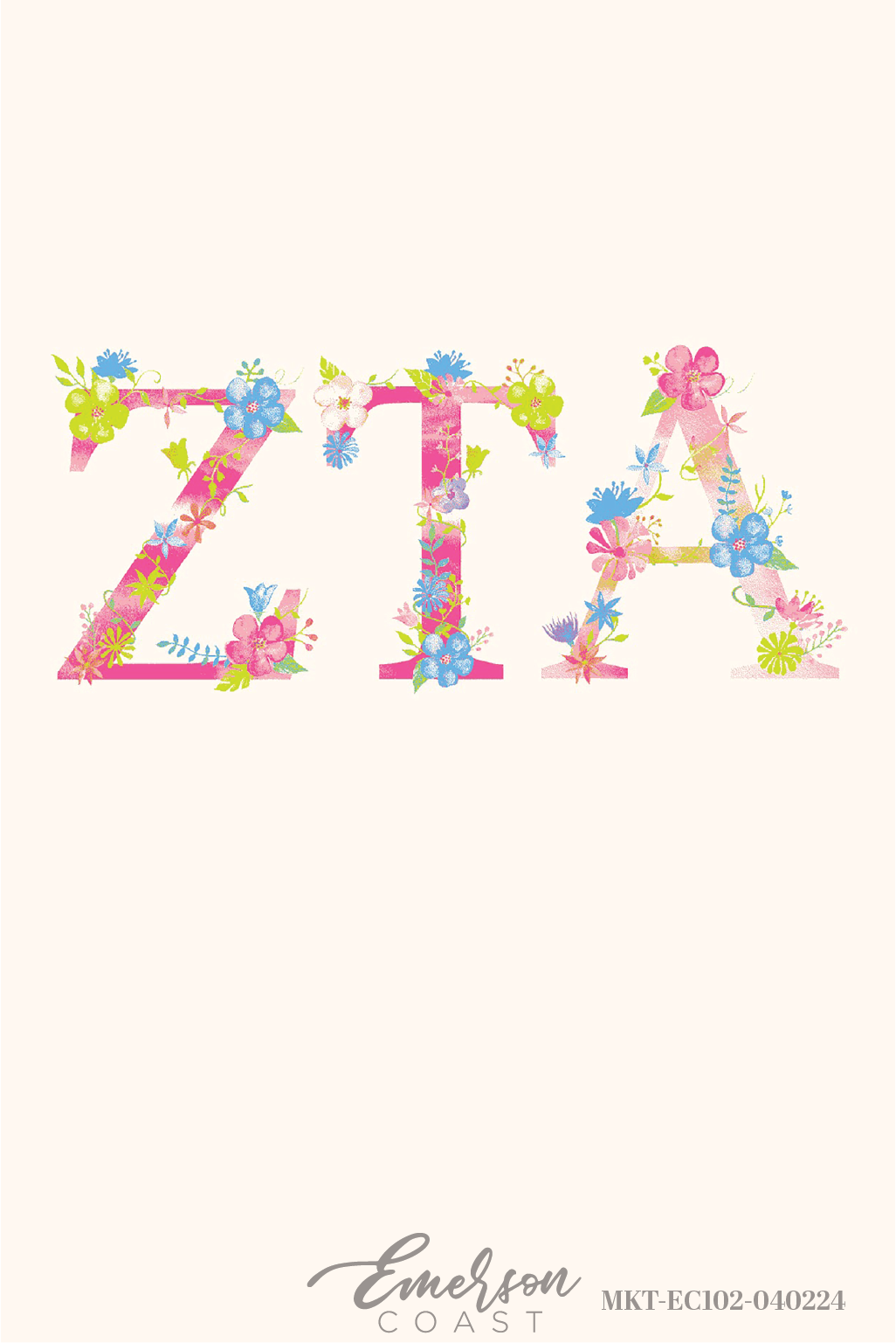 Zeta Tau Alpha Love In Bloom Bid Day T-Shirt
