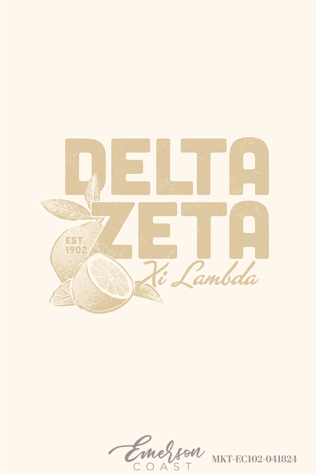 Delta Zeta Freshly Squeezed Bid Day T-Shirt