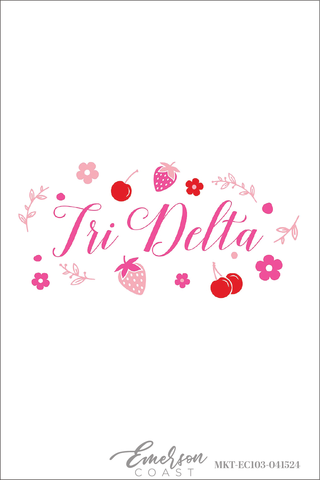 Delta Delta Delta Freshly Picked Bid Day T-Shirt