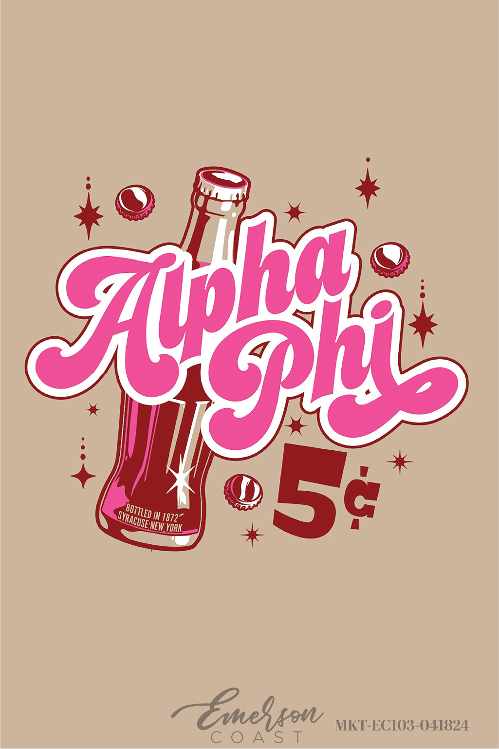 Alpha Phi Coke Bid Day T-Shirt