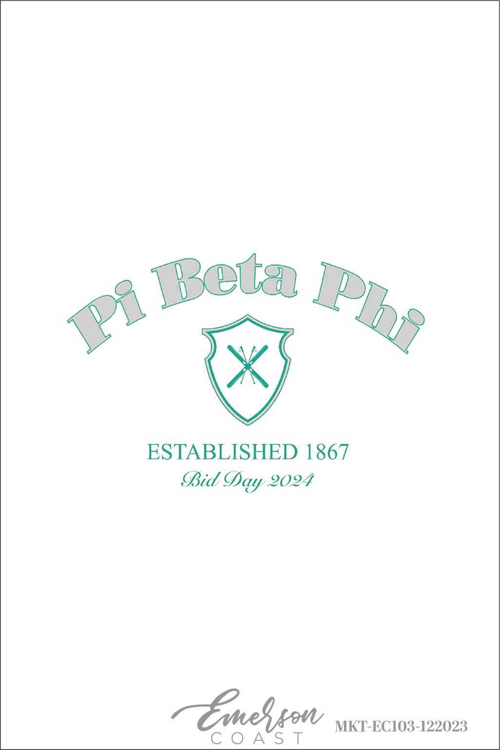 Pi Beta Phi Ski Club Bid Day T-Shirt