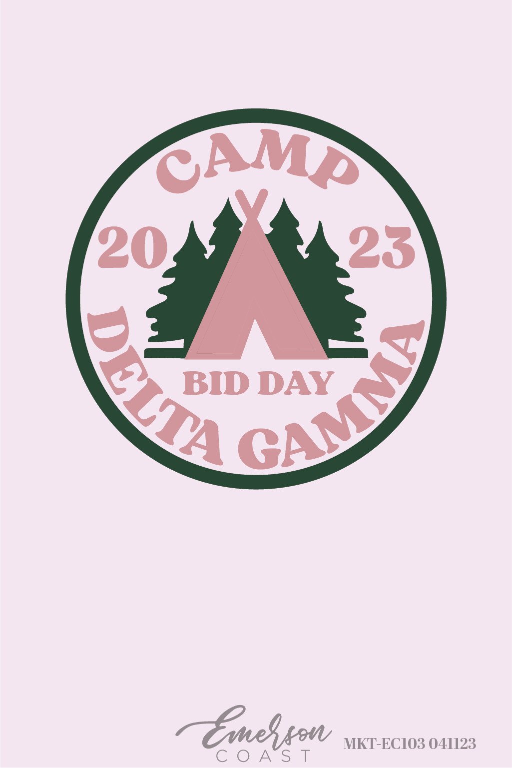 Delta Gamma Camp Bid Day Tee