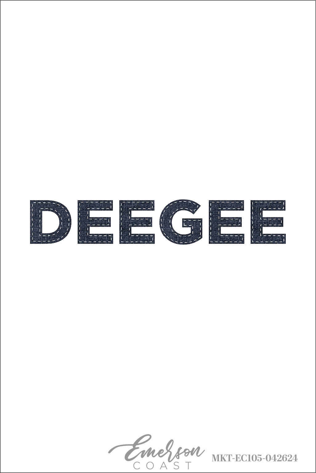 Delta Gamma Denim Bid Day T-Shirt