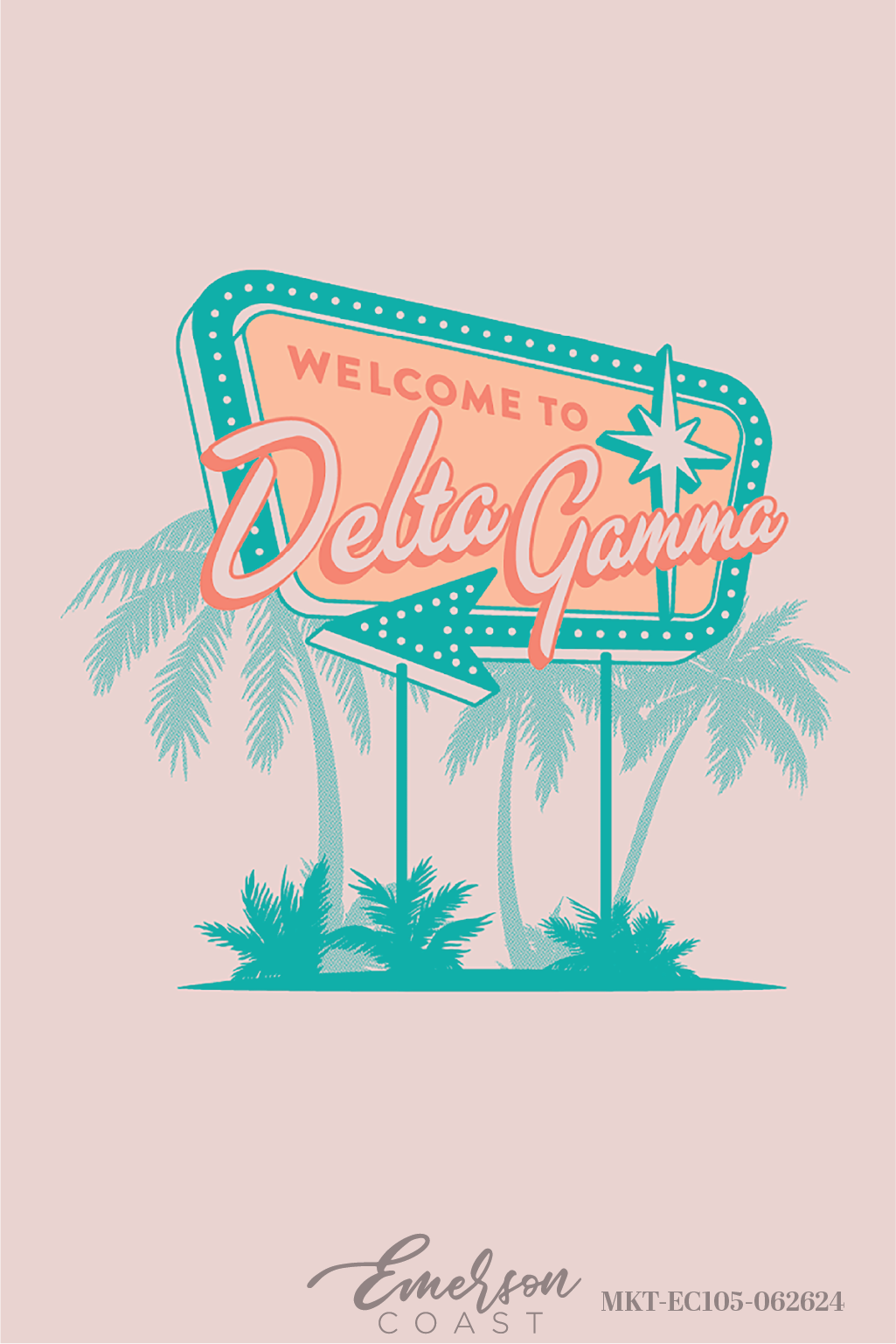 Delta Gamma Hotel Sign Tee