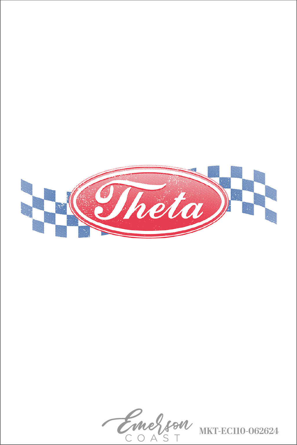 Kappa Alpha Theta Vintage Checker Tee