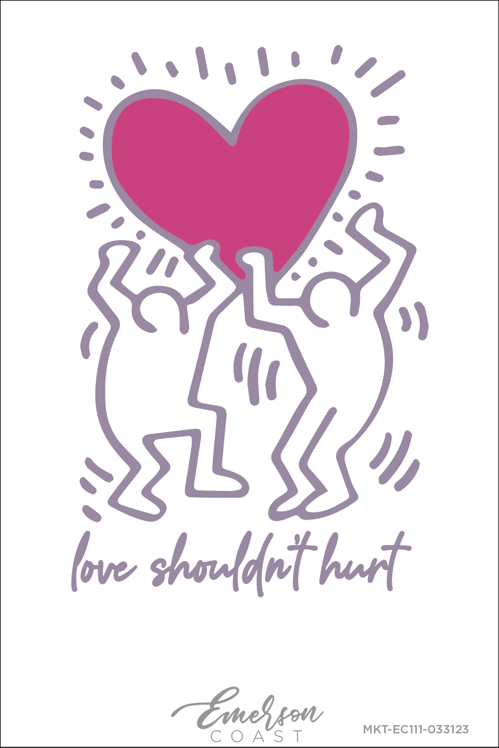 Alpha Chi Omega Heart Doodle Tee