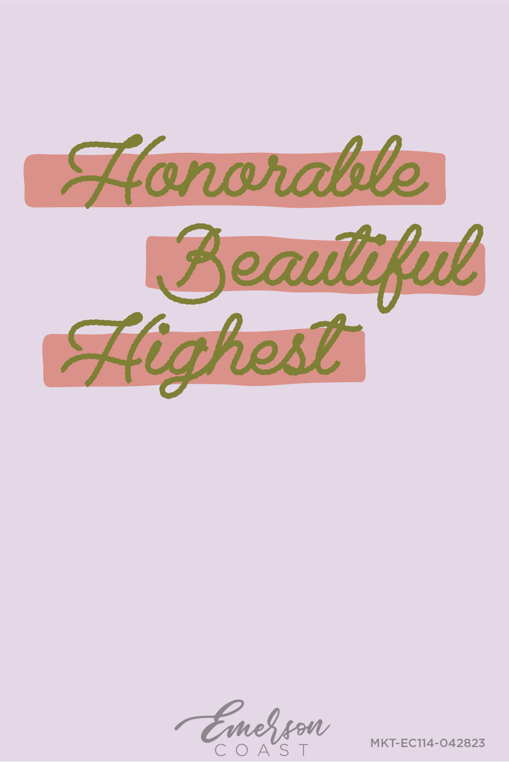 Kappa Delta Honorable Beautiful Highest T-Shirt