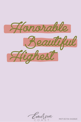 Kappa Delta Honorable Beautiful Highest T-Shirt