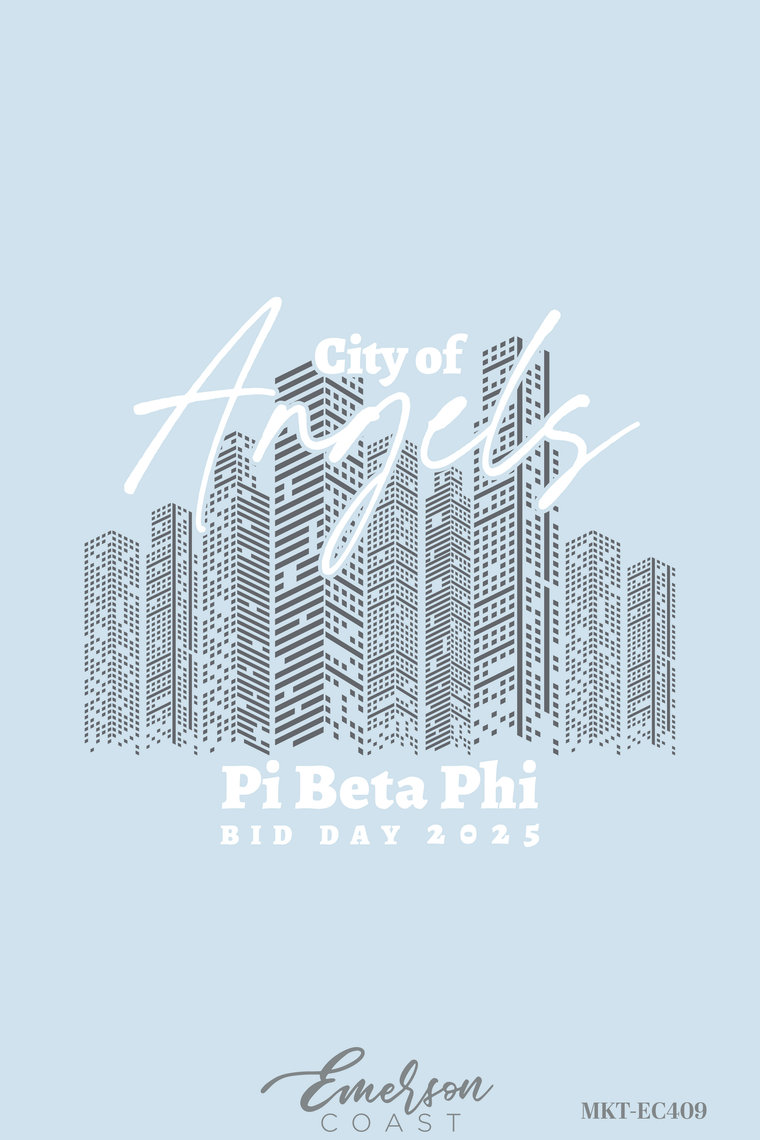 Pi Beta Phi City of Angels Bid Day Tee