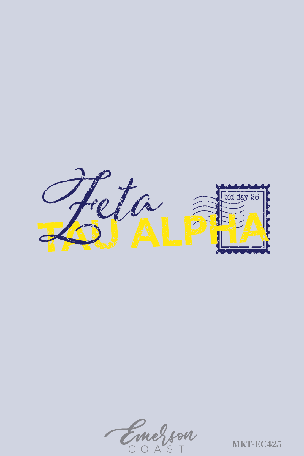 Zeta Tau Alpha Signed Sealed Delivered Bid Day