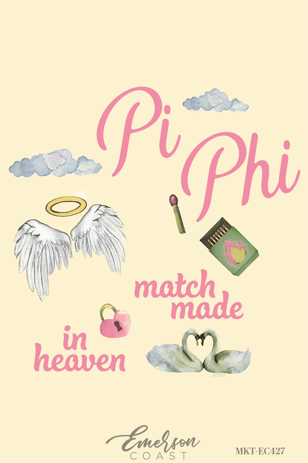 Pi Beta Phi Match Made In Heaven Bid Day Tee