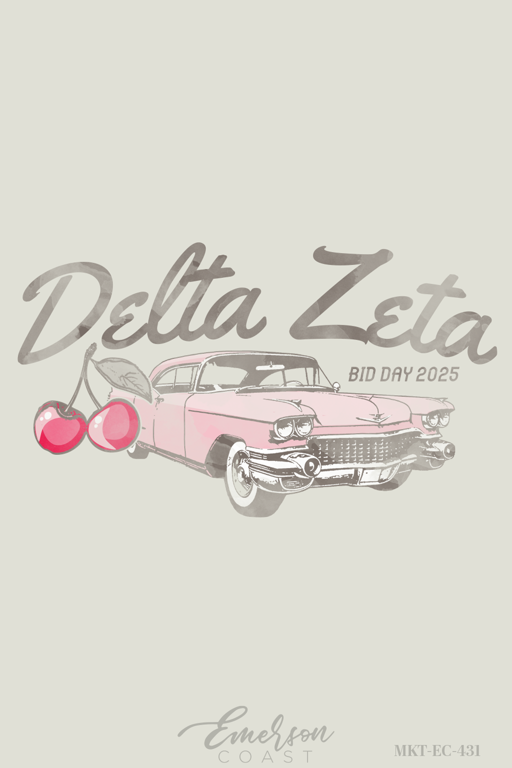 Delta Zeta Ride Of Your Life Bid Day Tee