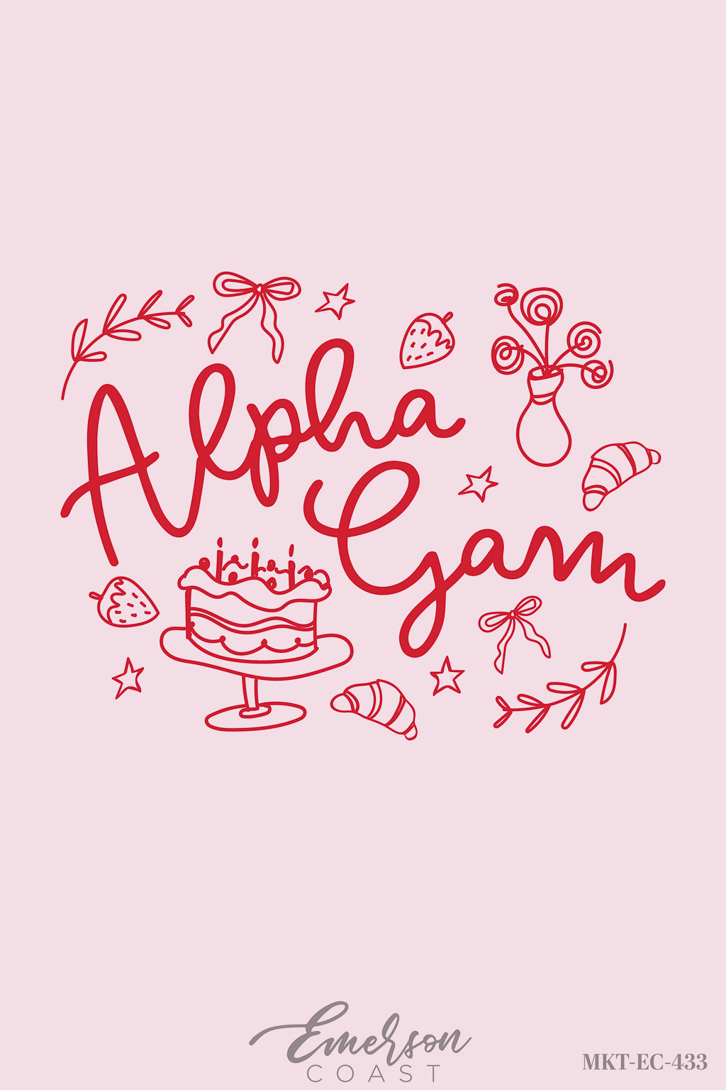 Alpha Gamma Delta Icing on The Cake Bid Day Tank