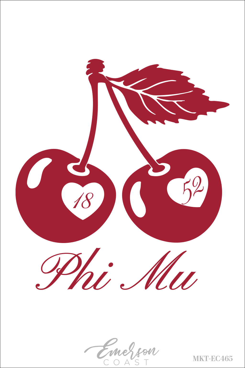 Phi Mu Cherry On Top Bid Day Tank