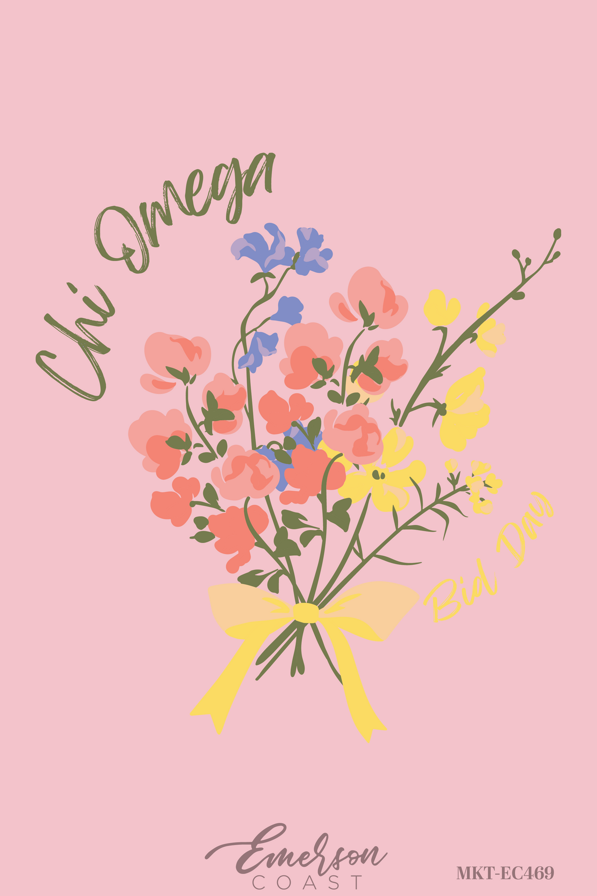 Chi Omega The Perfect Bunch Bid Day Tee