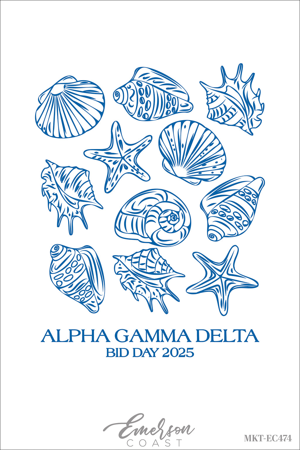 Alpha Gamma Delta Coast to Coast Bid Day Tank
