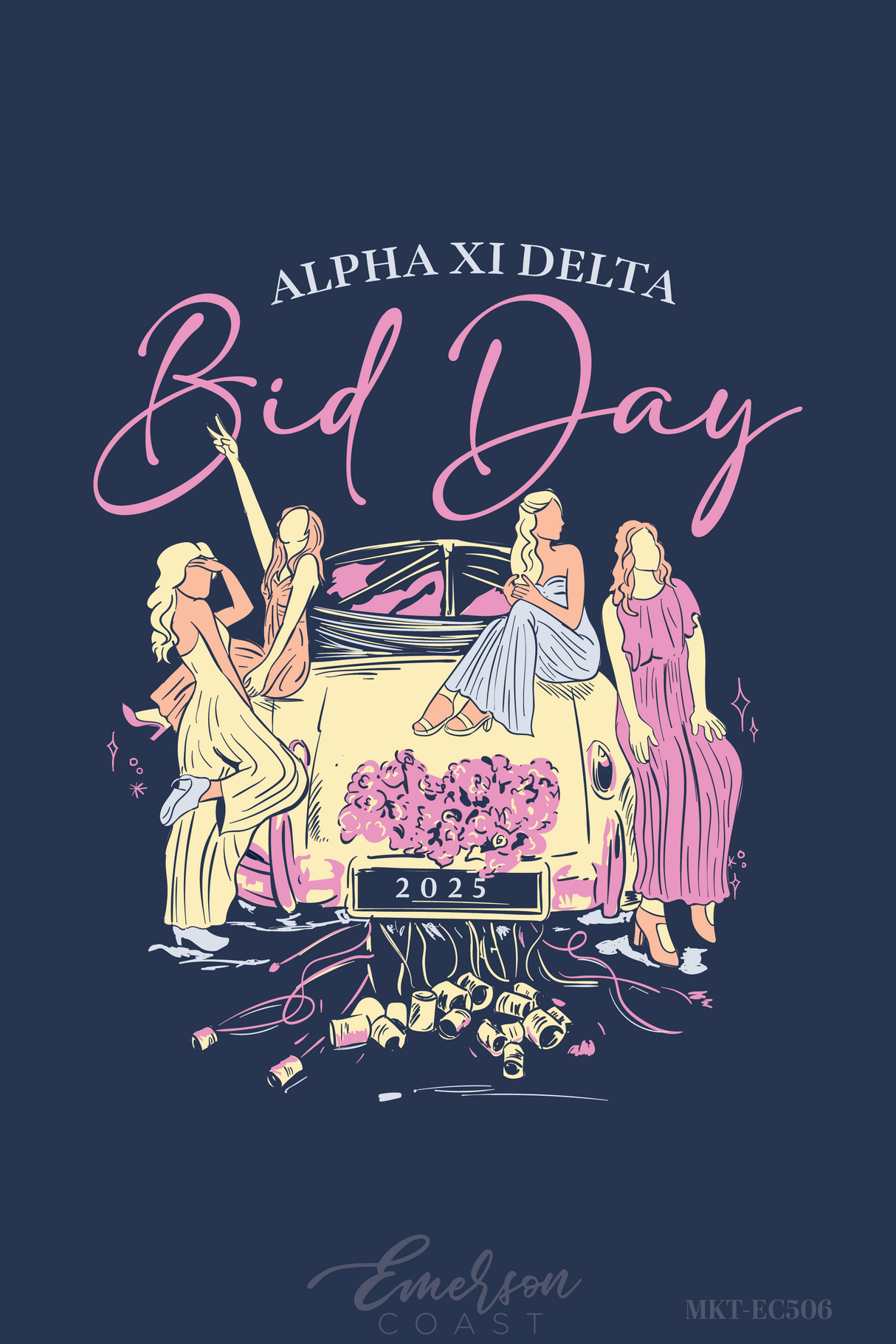 Alpha Xi Delta Wedding Bid Day Tshirt