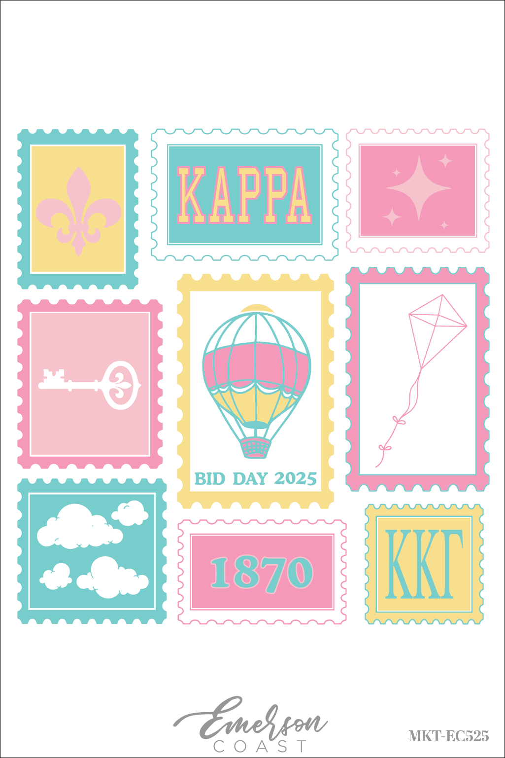 Kappa Kappa Gamma Fly Home Bid Day T-Shirt