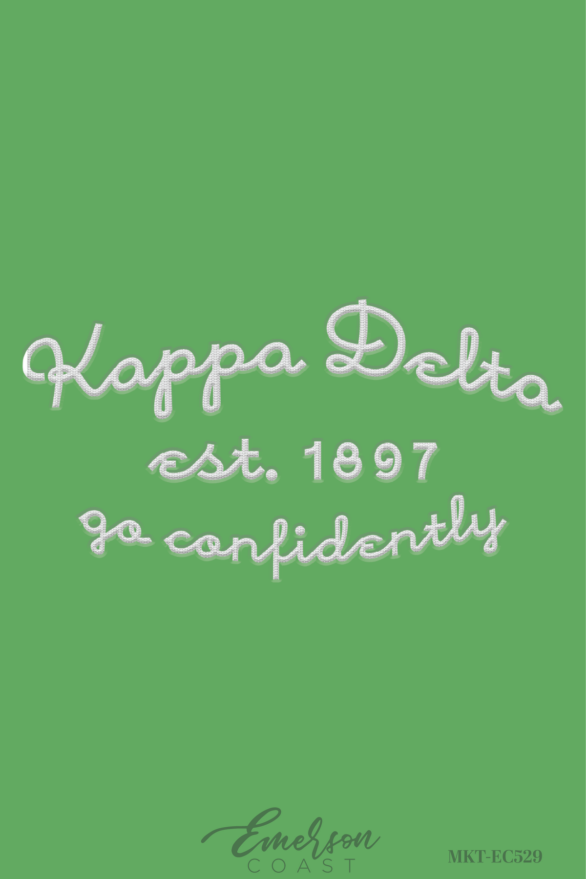Kappa Delta Embroidered Recruitment Notch Tee